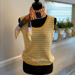 Cotton knit sleeveless top